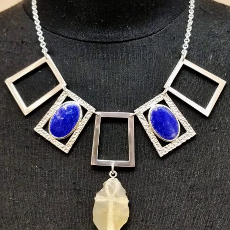 Art Deco necklace with Egyptian twist