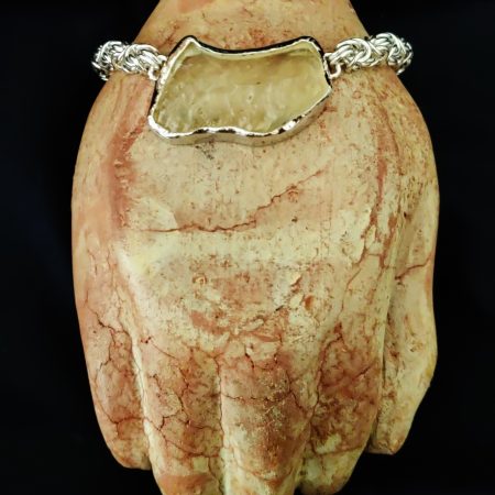 Libyan Gold Tektite bracelet