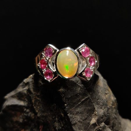 Opal/ ruby ring