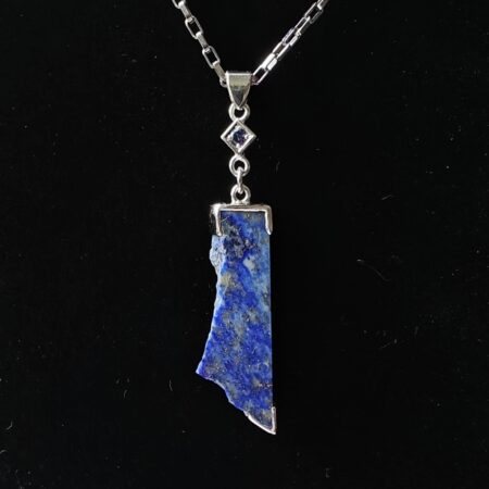 Lapis lazuli/ iolite- pendant